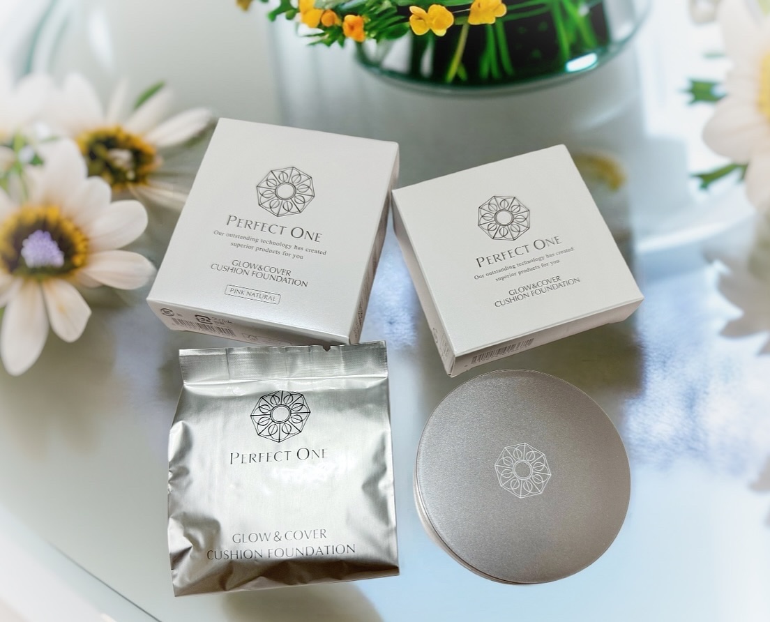 グロウ＆カバークッションファンデーション/パーフェクトワン/クッションファンデーションを使ったクチコミ（1枚目）