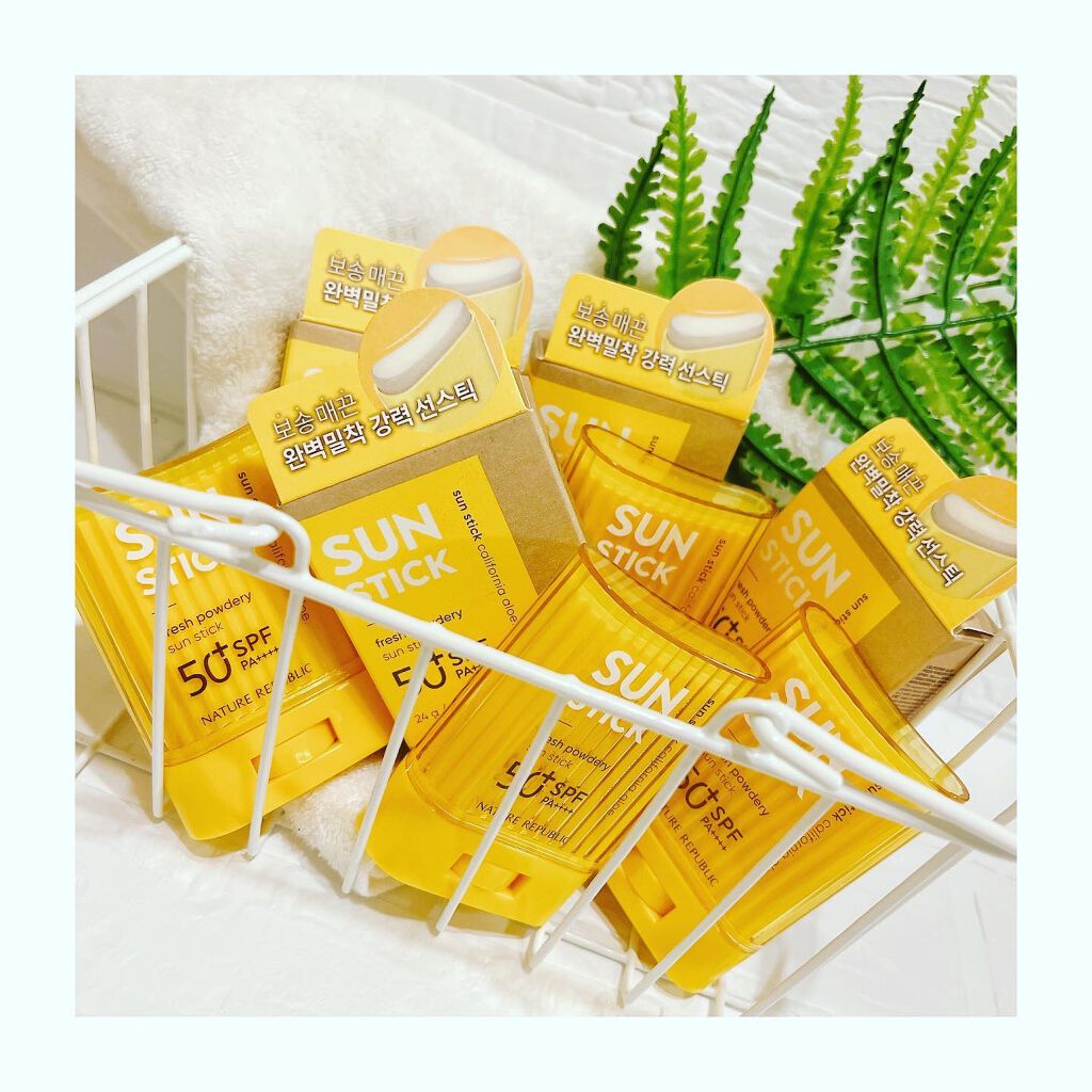 サラサラSUNデュオ サンスティック /ネイチャーリパブリック/日焼け止めスティックを使ったクチコミ(2枚目)