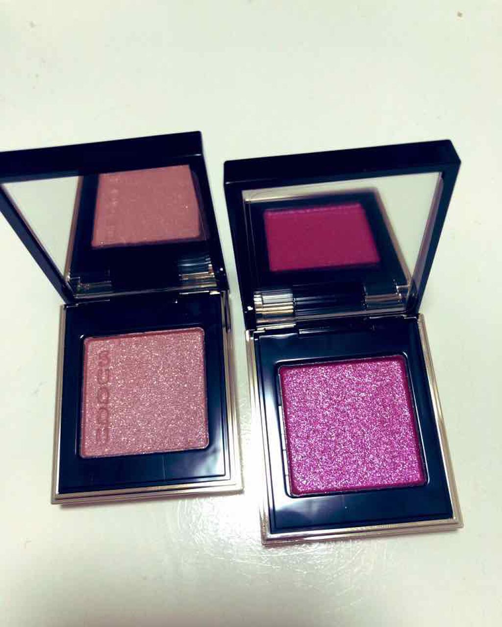 トーン タッチ アイズ 106 花氷 -HANAGOORI (限定)/SUQQU/単色アイシャドウを使ったクチコミ（1枚目）