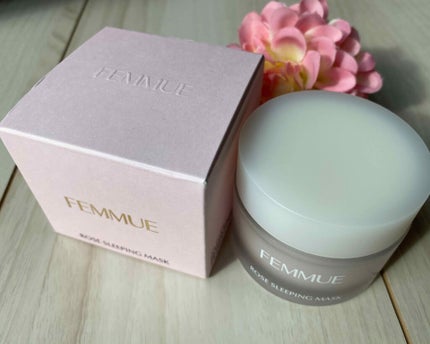 ローズウォーター スリーピングマスク/FEMMUE/フェイスクリームを使ったクチコミ(3枚目)