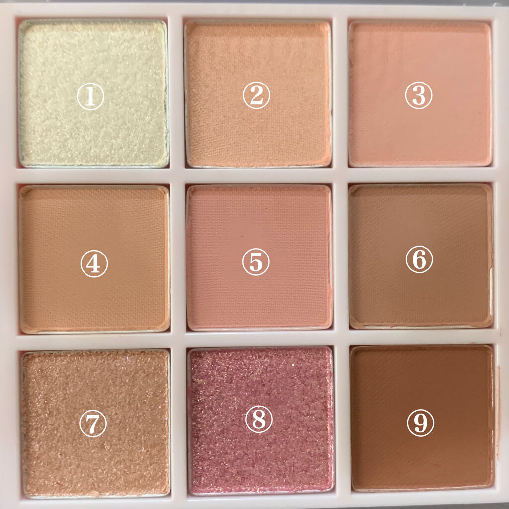 プレイカラーアイズ ≪ミルキーコレクション≫/ETUDE/アイシャドウパレットを使ったクチコミ（2枚目）