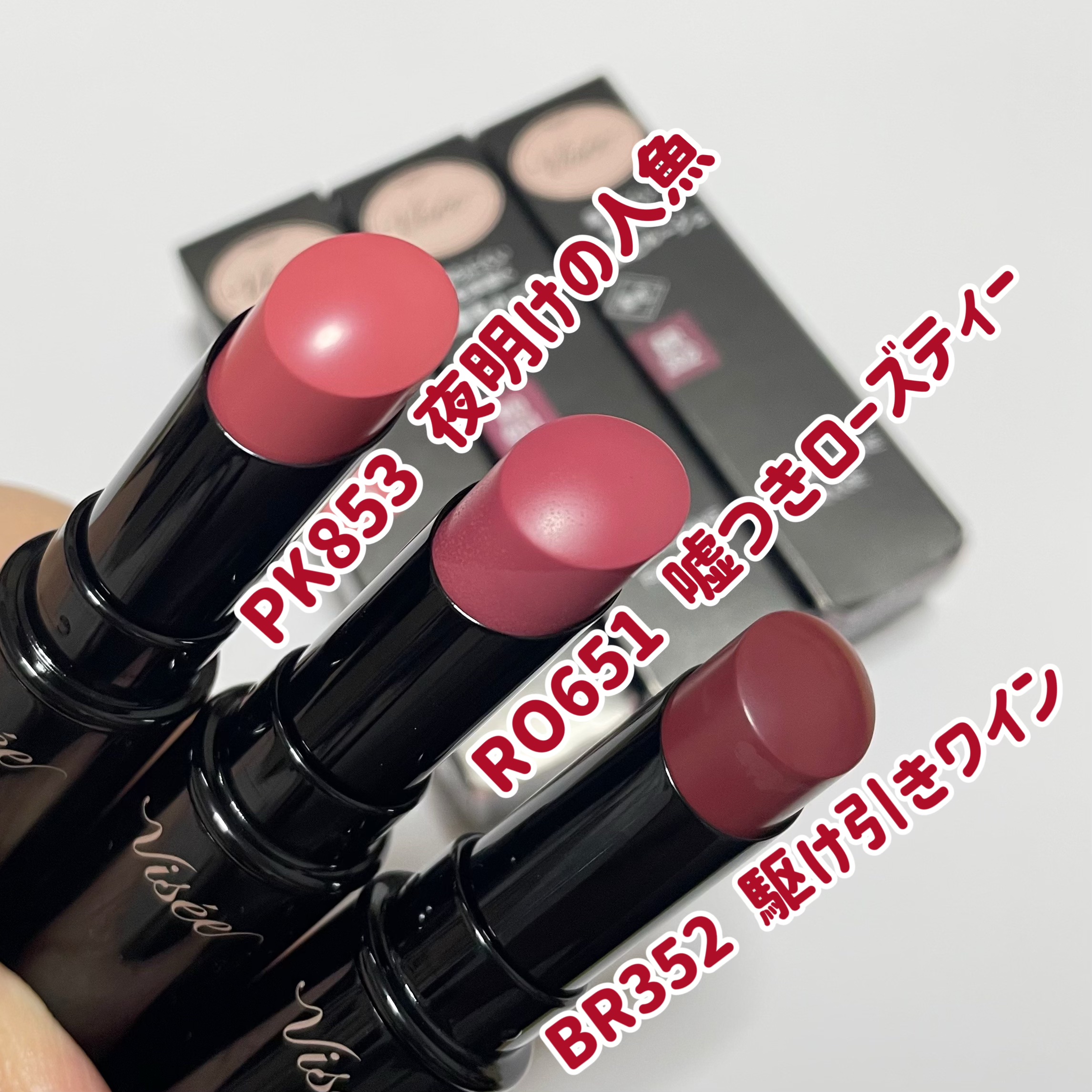 ネンマクフェイク ルージュ/Visée/口紅を使ったクチコミ（2枚目）