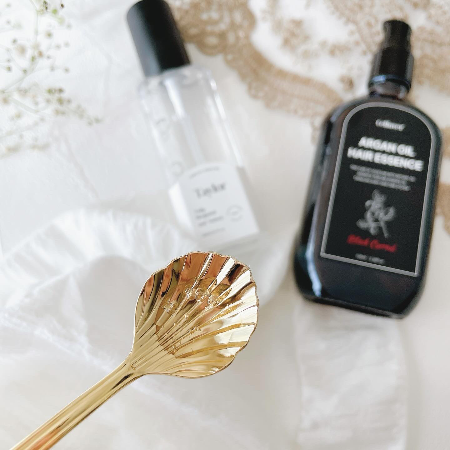 アルガンオイルヘアエッセンス/CELLUVER/ヘアオイルを使ったクチコミ（2枚目）