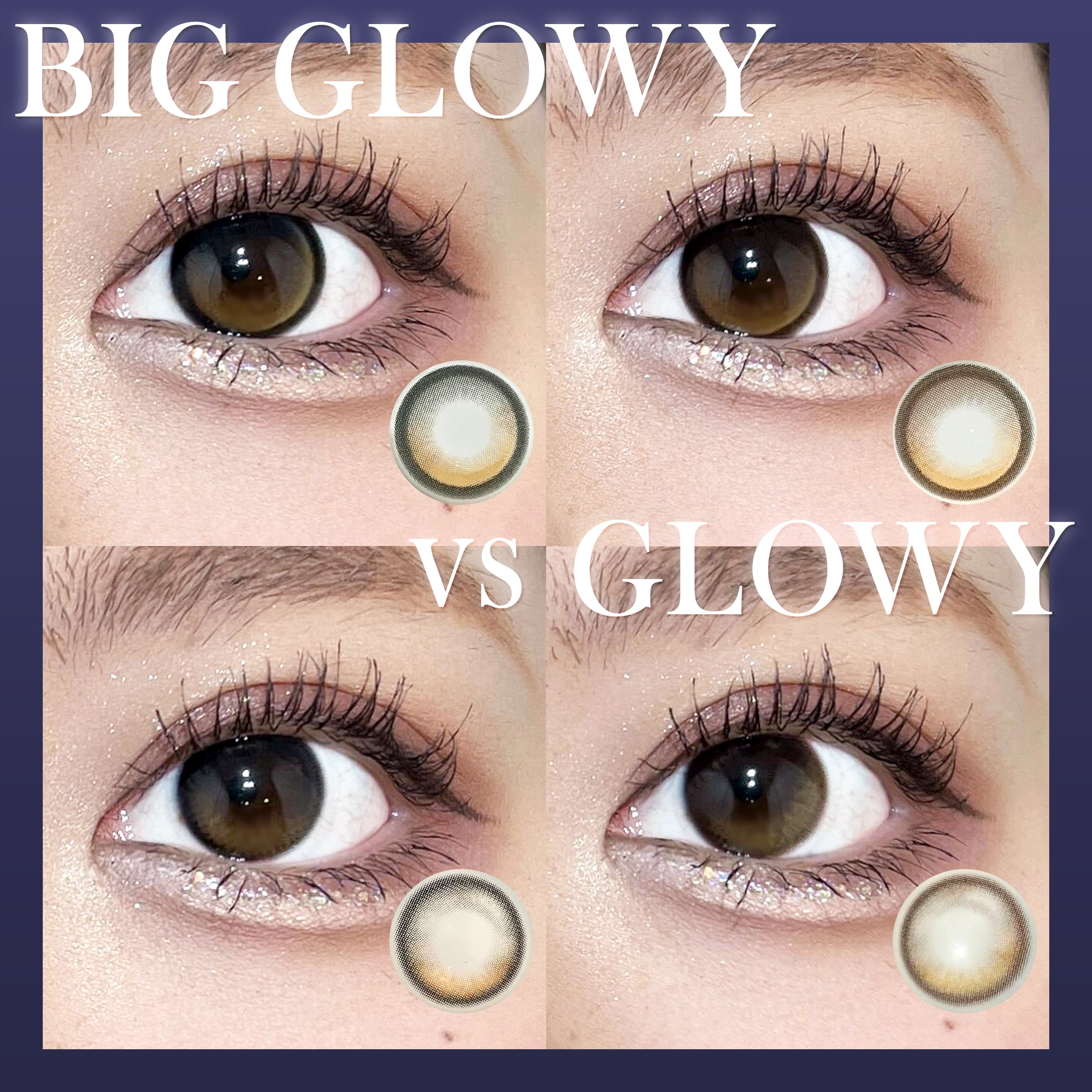 Glowy 1day/OLENS/ワンデー（１DAY）カラコンを使ったクチコミ（1枚目）