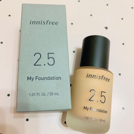 マイファンデーション/innisfree/リキッドファンデーションを使ったクチコミ(1枚目)