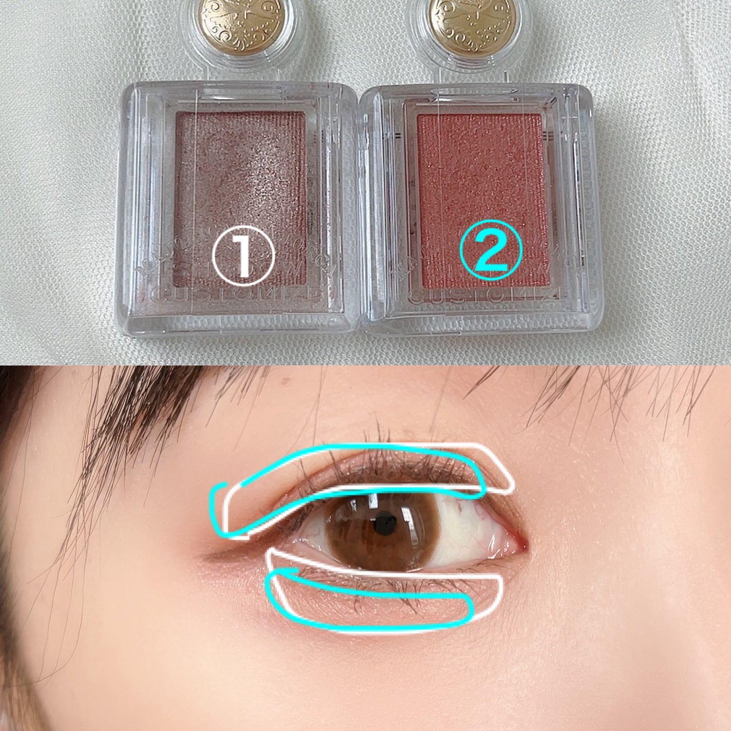 シャドーカスタマイズ/MAJOLICA MAJORCA/単色アイシャドウを使ったクチコミ(4枚目)