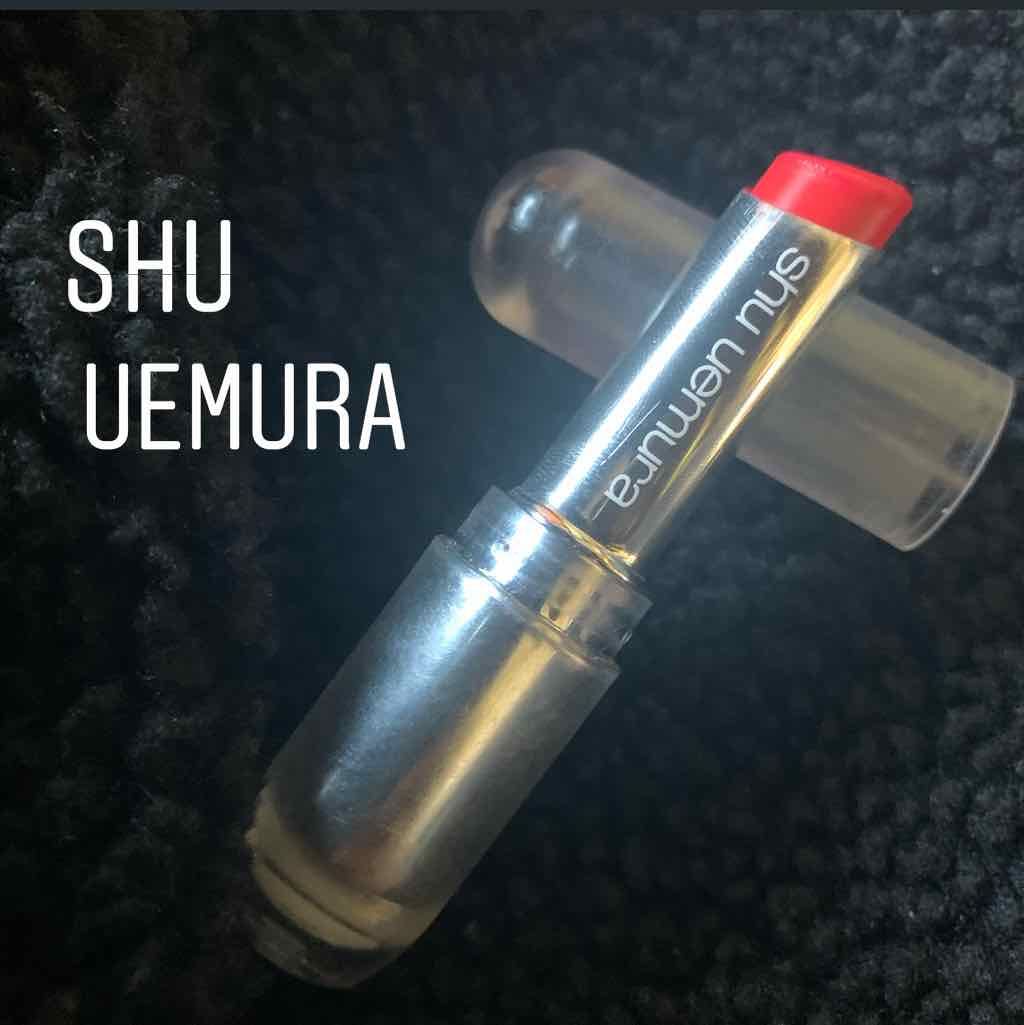 ルージュ アンリミテッド シアーシャイン/shu uemura/口紅を使ったクチコミ(1枚目)