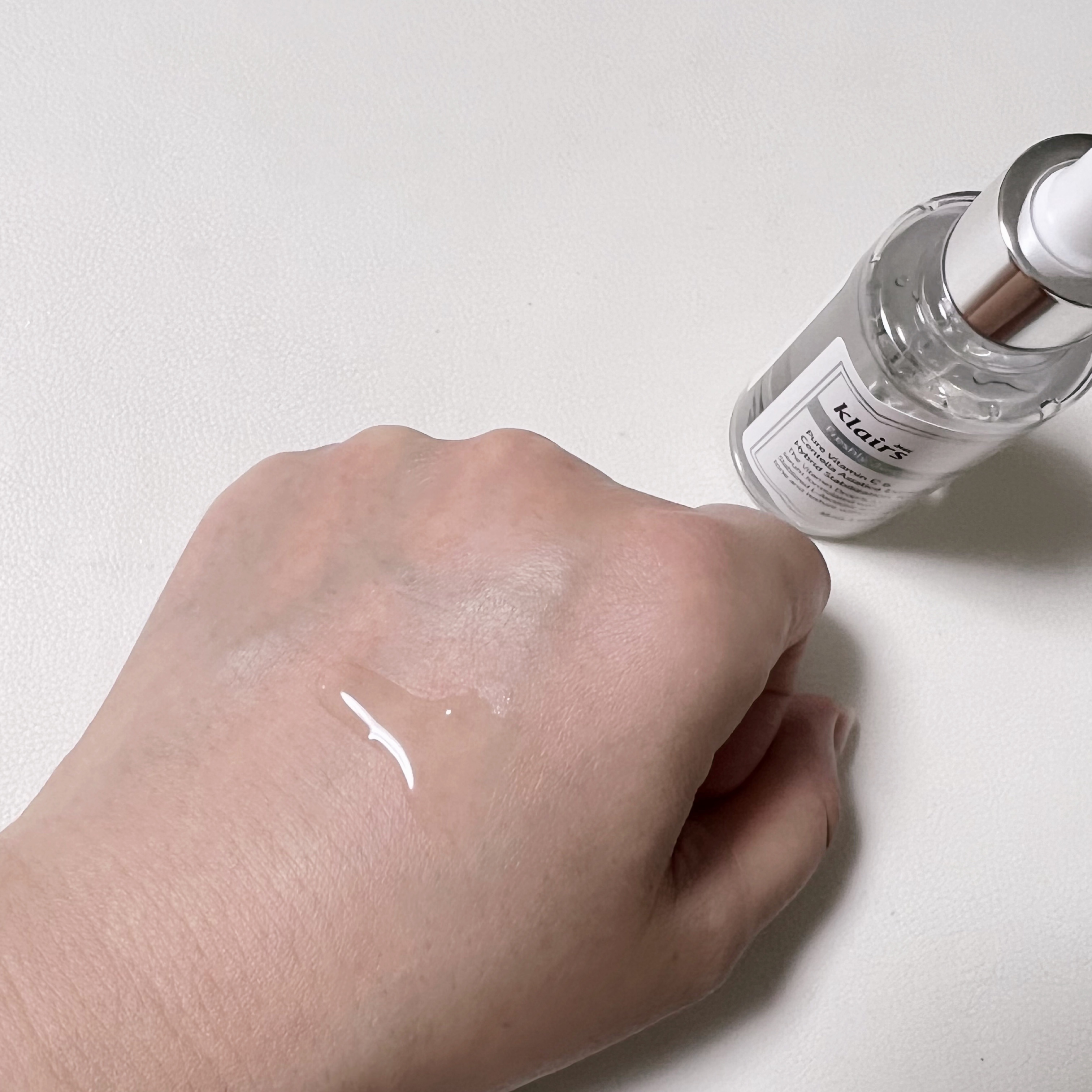 フレッシュリージュースドビタミンドロップ(35ml)/Klairs/美容液を使ったクチコミ（3枚目）