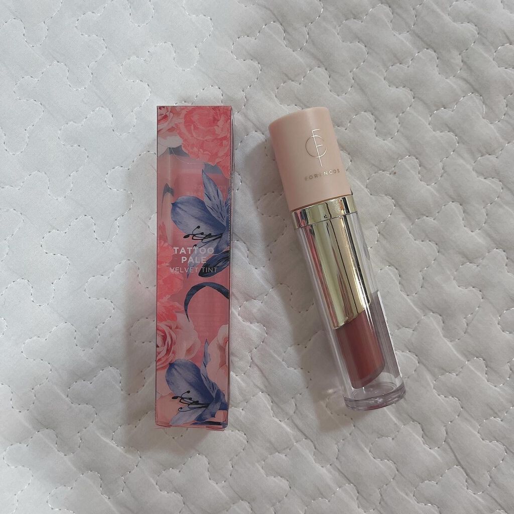 タトゥーベルベットティント/フォレンコス/リップティントを使ったクチコミ（1枚目）