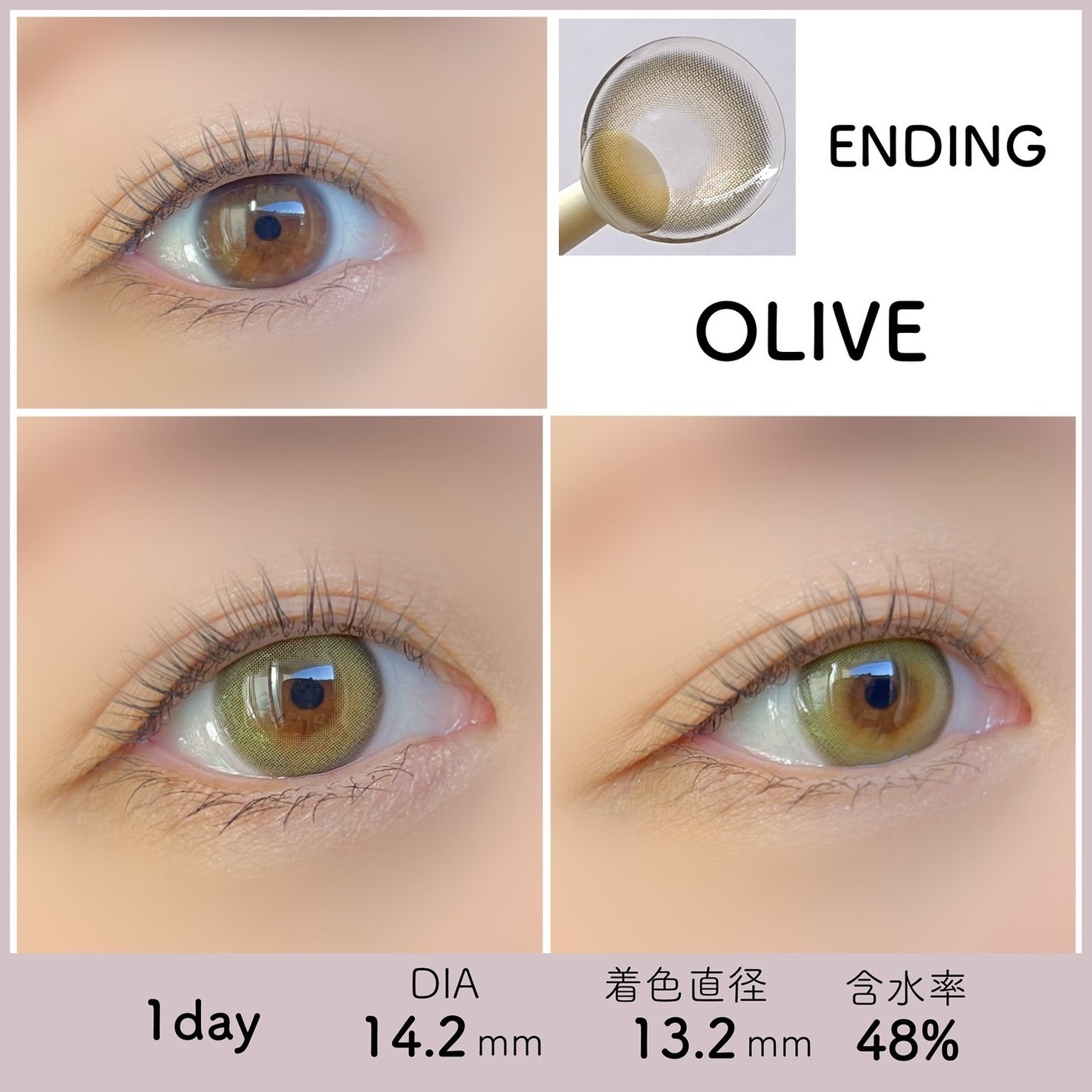 Ending 1day/OLENS/ワンデー(1DAY)カラコンを使ったクチコミ(5枚目)