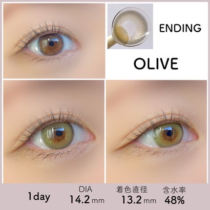 Ending 1day/OLENS/ワンデー(1DAY)カラコンを使ったクチコミ(5枚目)