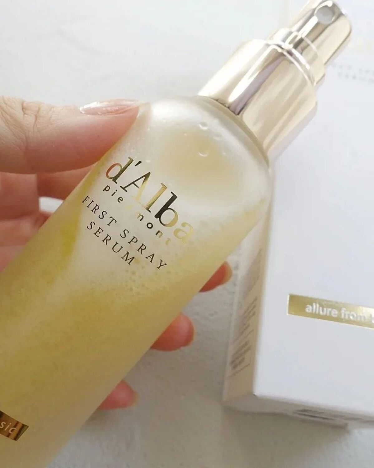 ダルバ ホワイトトリュフファーストスプレーセラム/ダルバ/ミスト状化粧水を使ったクチコミ（3枚目）