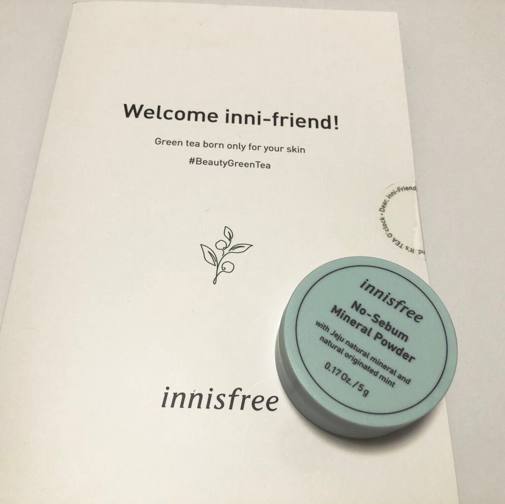 ノーセバム ミネラルパウダー/innisfree/ルースパウダーを使ったクチコミ(1枚目)