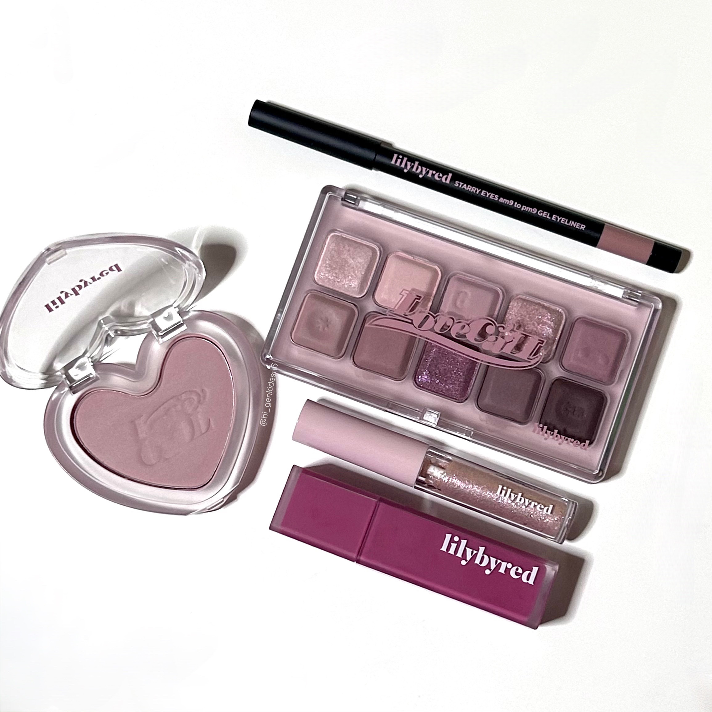 Starry Eyes Am9 to Pm9 Gel Eyeliner 19 #Misty Fig/lilybyred/ジェルアイライナーを使ったクチコミ（1枚目）