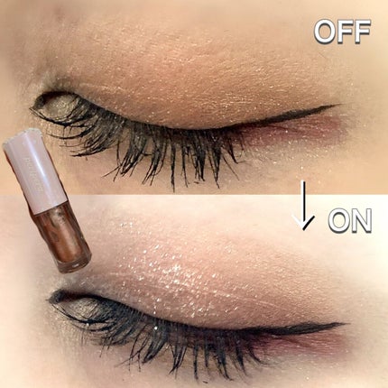 シュガー トゥインクル リキッド シャドウ/PERIPERA/リキッドアイシャドウを使ったクチコミ(1枚目)