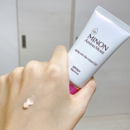 ミノン アミノモイスト エイジングケア デイクリームUV/ミノン/日焼け止めクリームを使ったクチコミ(1枚目)