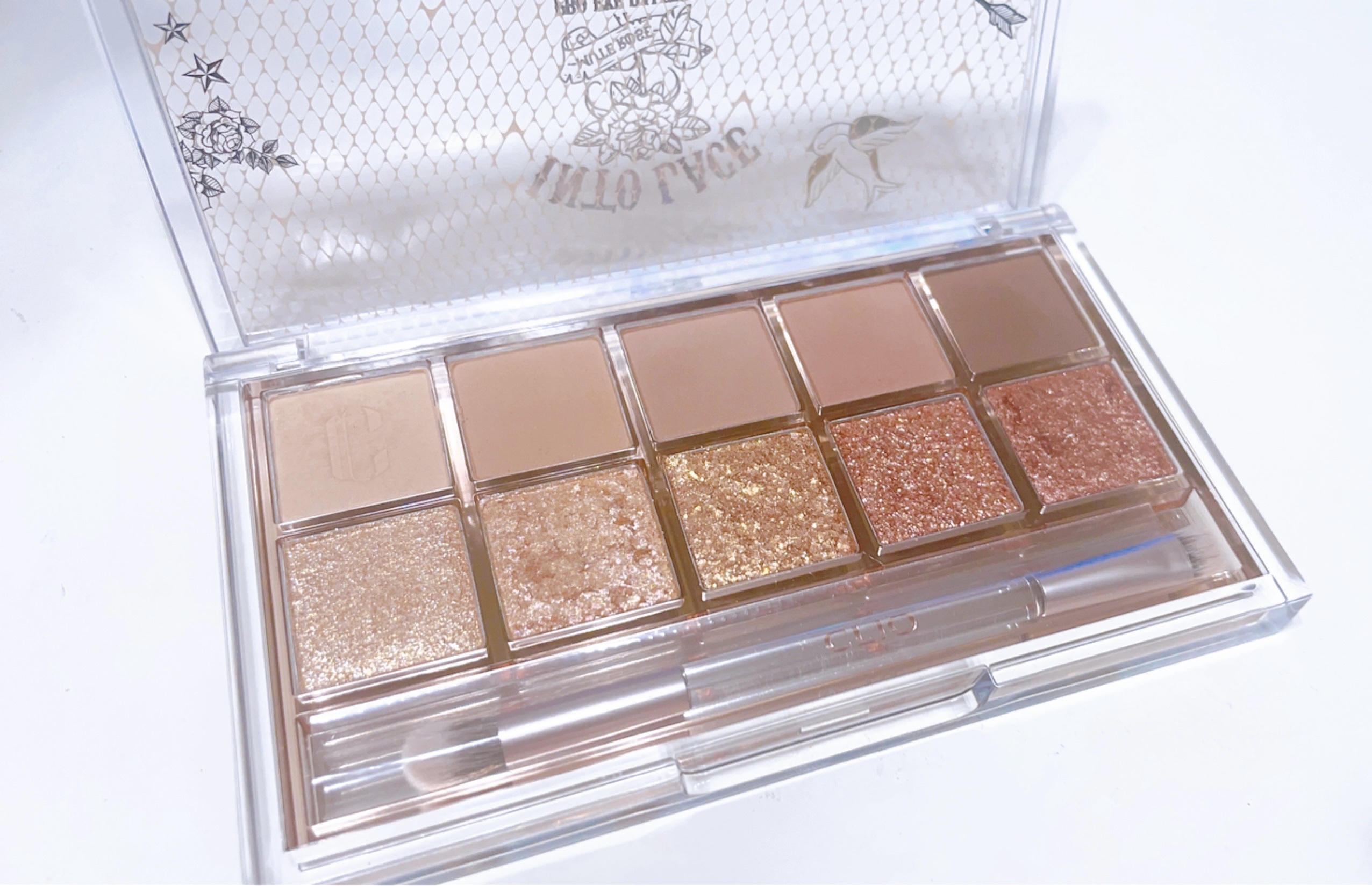 プロ アイ パレット 08 INTO LACE(AD)/CLIO/アイシャドウパレットを使ったクチコミ（2枚目）