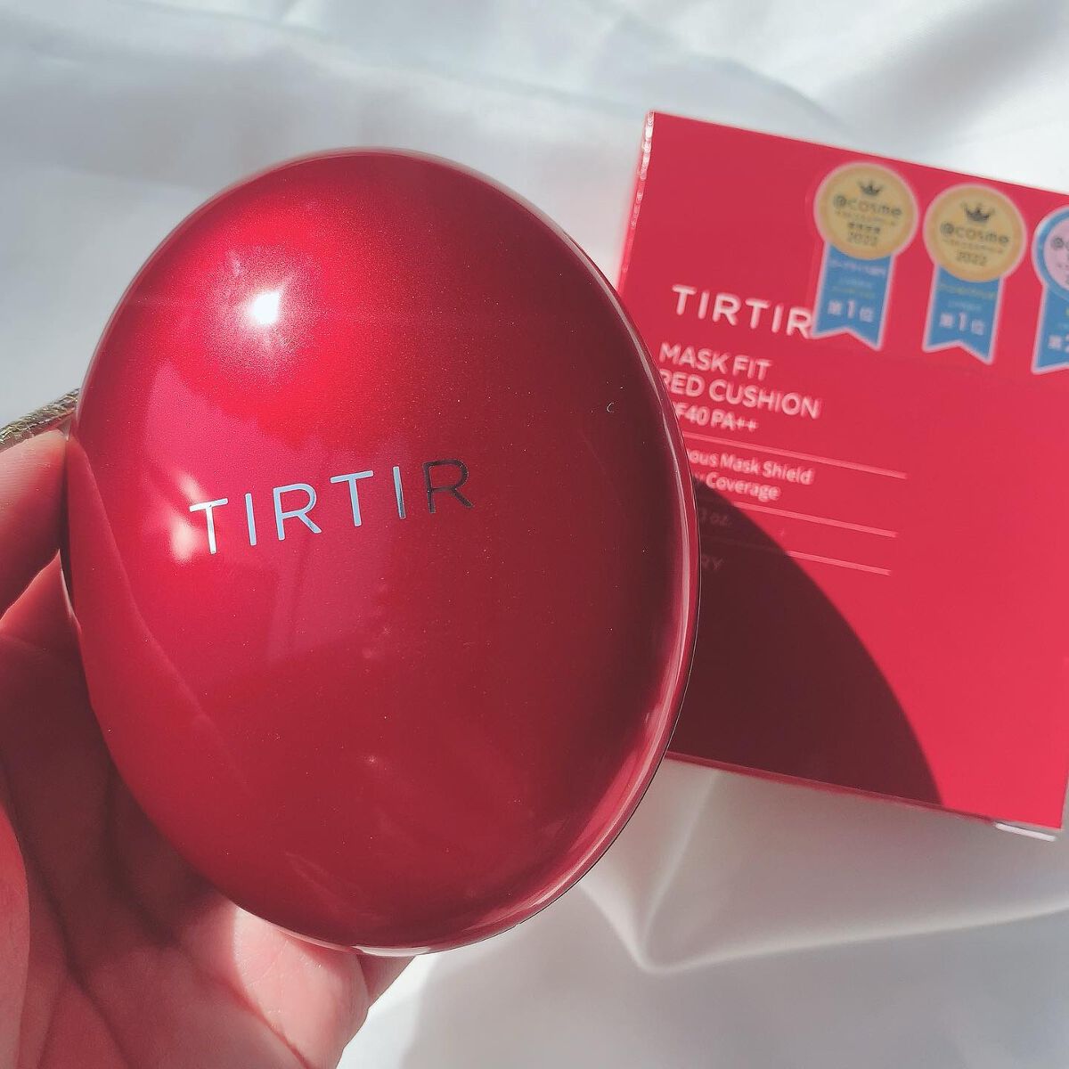 マスク フィット レッド クッション/TIRTIR(ティルティル)/クッションファンデーションを使ったクチコミ(2枚目)