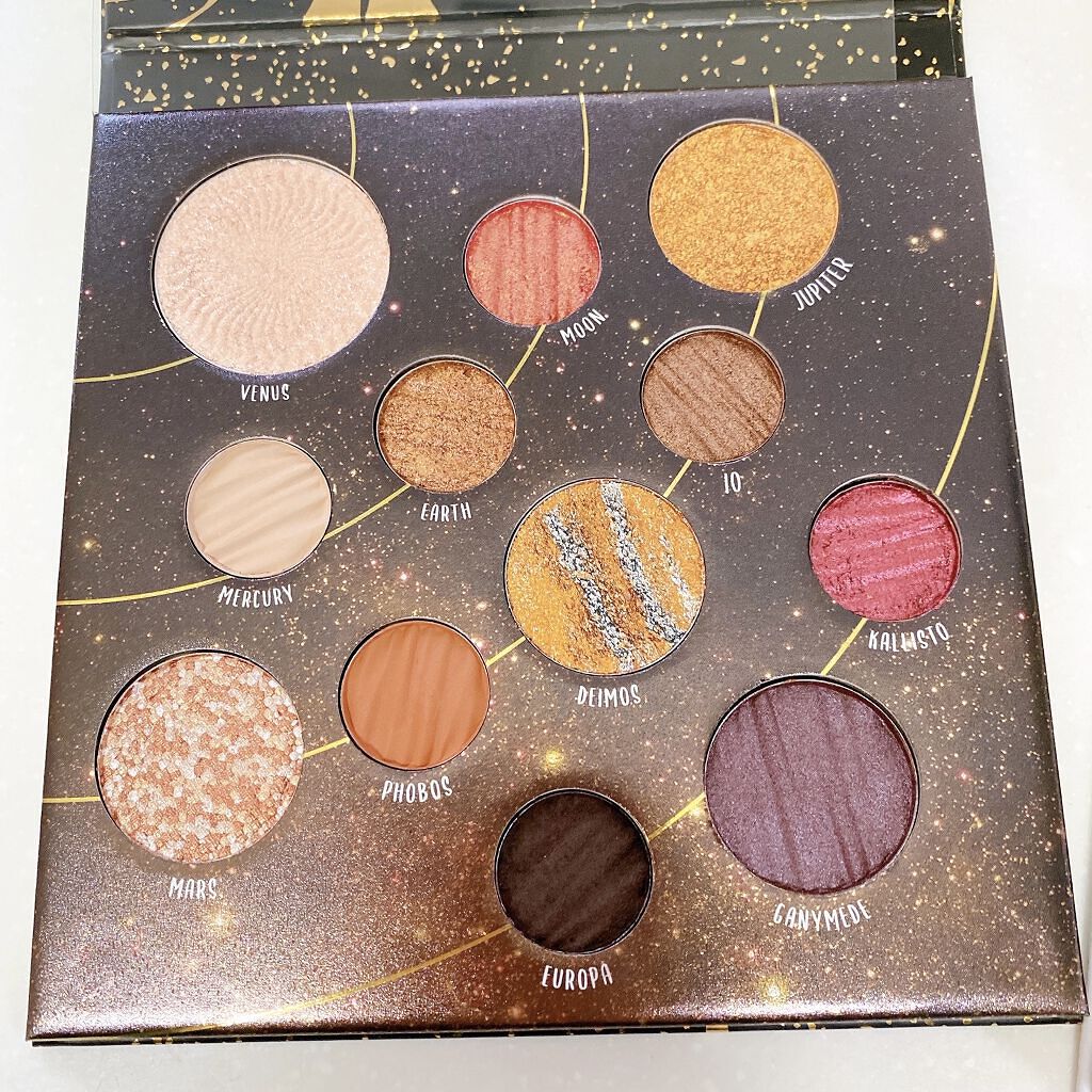 ギャラクシー12色アイシャドウパレット VENUS /DiTO/アイシャドウパレットを使ったクチコミ（3枚目）