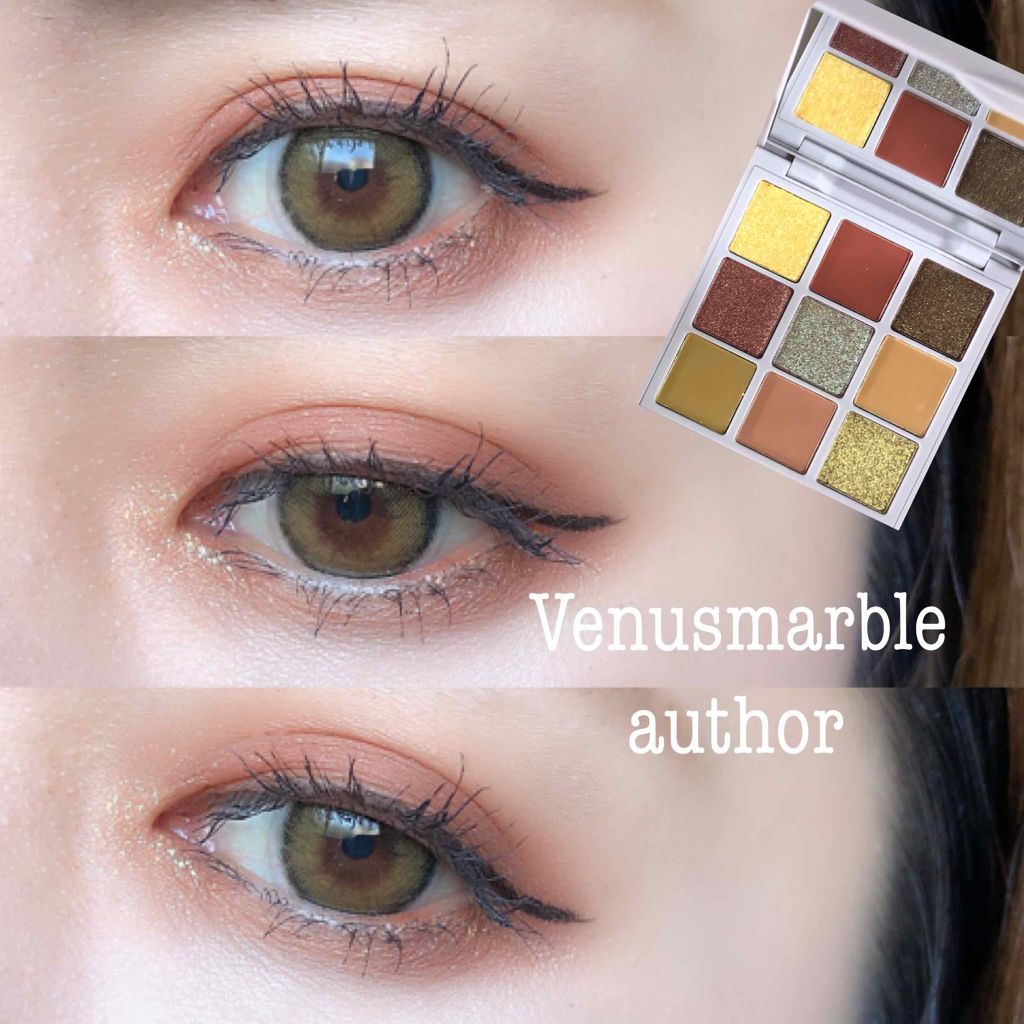 VenusMarble 9色アイシャドウパレット Author(オーサー) /Venus Marble/アイシャドウパレットを使ったクチコミ（1枚目）