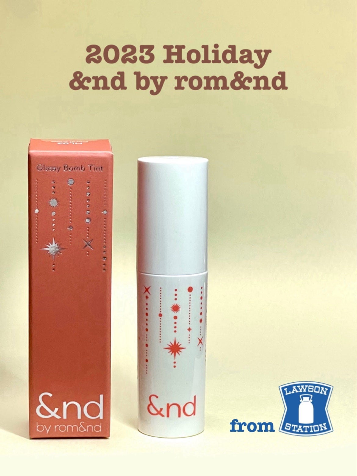 アンドバイロムアンド グラッシーボムティント/&nd by rom&nd/リップティントを使ったクチコミ(1枚目)