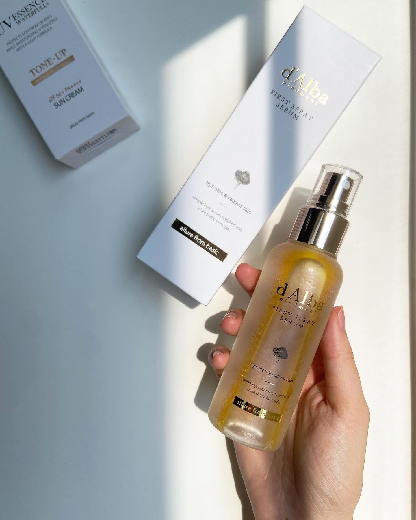 ダルバ ホワイトトリュフファーストスプレーセラム/ダルバ/ミスト状化粧水を使ったクチコミ（1枚目）
