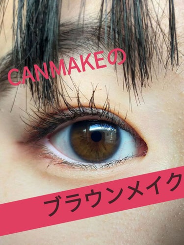    こんにちは！❥❥❥❥
   今回は
       CANMAKEバーフェクトスタイリストアイズ  19
 を使用したブラウンメイクを紹介させてください！😆
    学生さん必見です！✮✮

では早