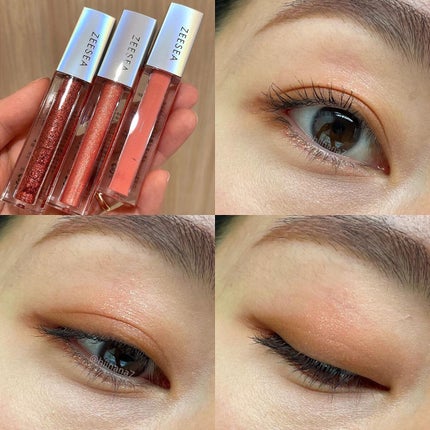 ダイヤモンドシリーズ 星空リキッドアイシャドウ/ZEESEA/リキッドアイシャドウを使ったクチコミ(6枚目)