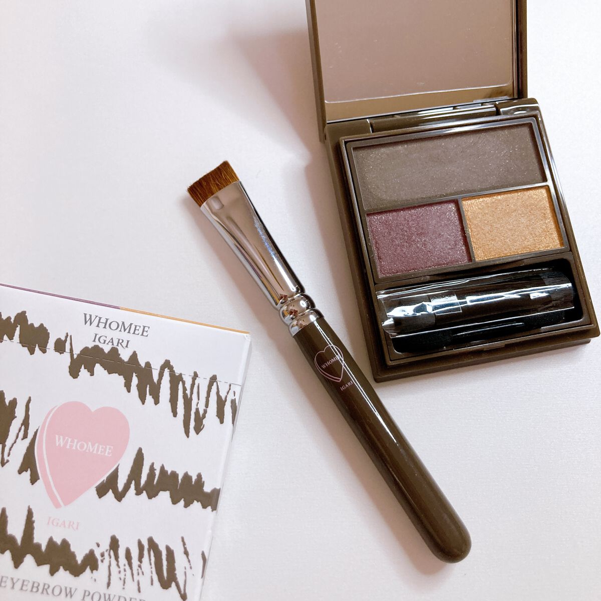 フーミー マルチアイブロウパウダー/WHOMEE/パウダーアイブロウを使ったクチコミ(8枚目)