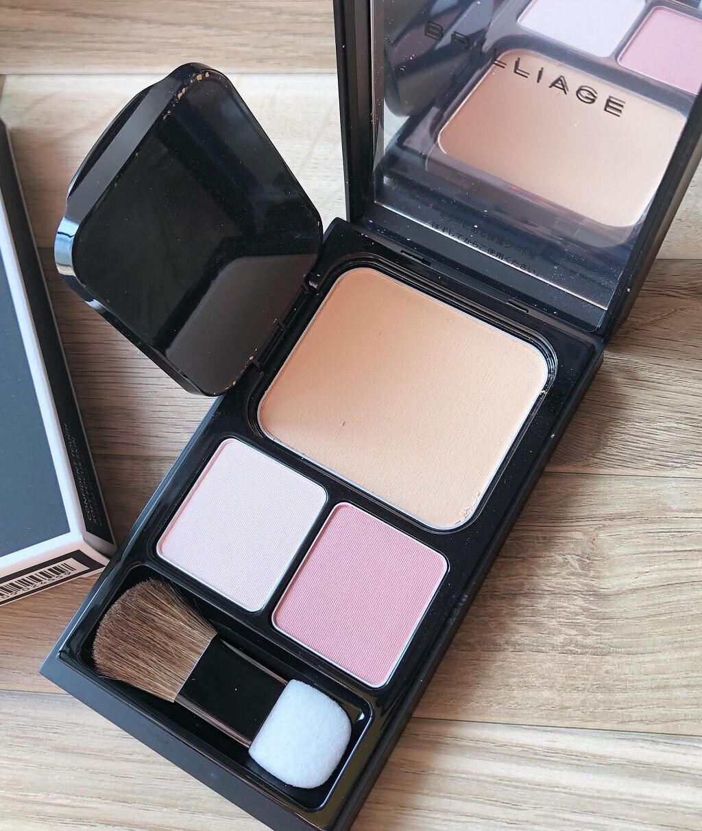 コンフィデントタッチ ソフトフォーカススキン ミディアムベージュ40/ブリリアージュ/パウダーファンデーションを使ったクチコミ（2枚目）