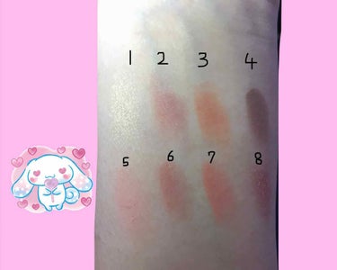 ミニチョコレートアイシャドウパレット チョコオレンジ/MAKEUP REVOLUTION/パウダーアイシャドウを使ったクチコミ（3枚目）