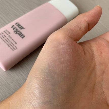 アワーヴィーガン サンプルイド グロー/manyo/化粧下地を使ったクチコミ(3枚目)