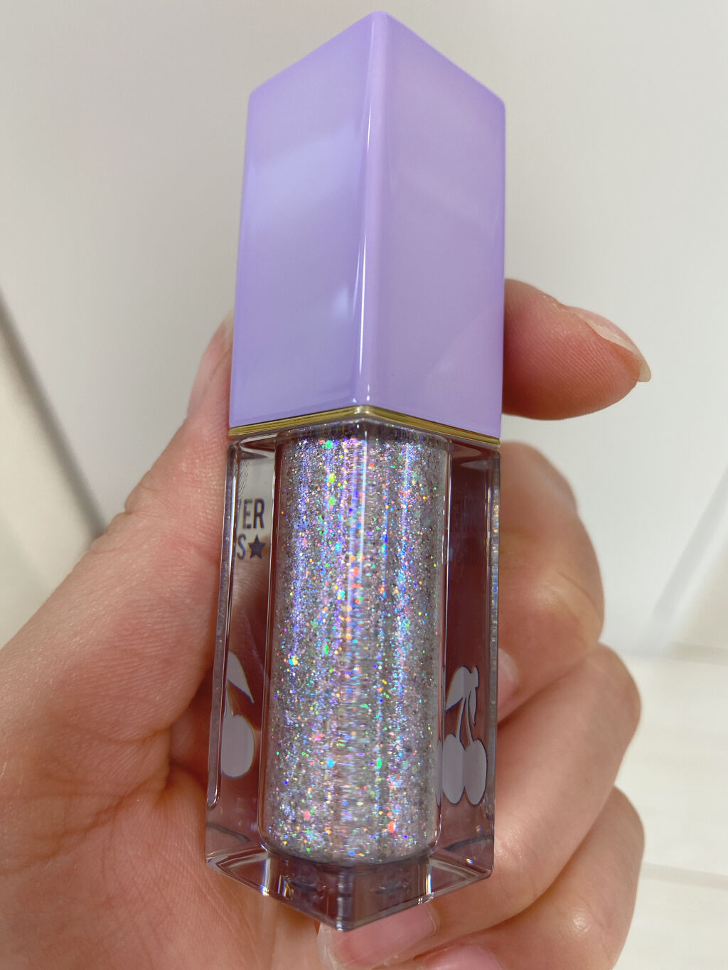 Cherry Love グリッター リキッドアイシャドウ P03 Galaxy Encounter/FlowerKnows/グリッターを使ったクチコミ（2枚目）