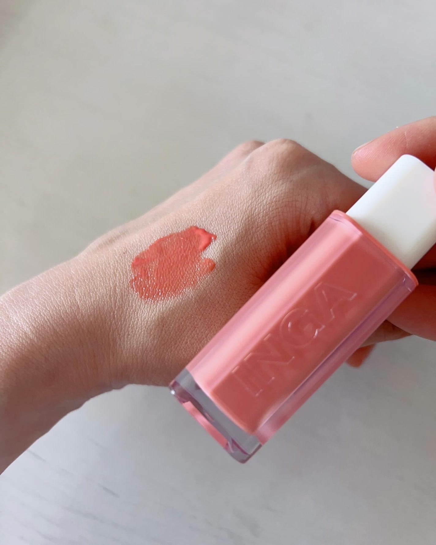 ウォーターグローリップティント/INGA/リップティントを使ったクチコミ(2枚目)