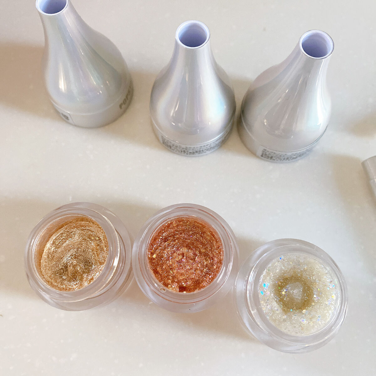 シャイラスティンググリッタージェル/POPSY NOTE/グリッターを使ったクチコミ（2枚目）