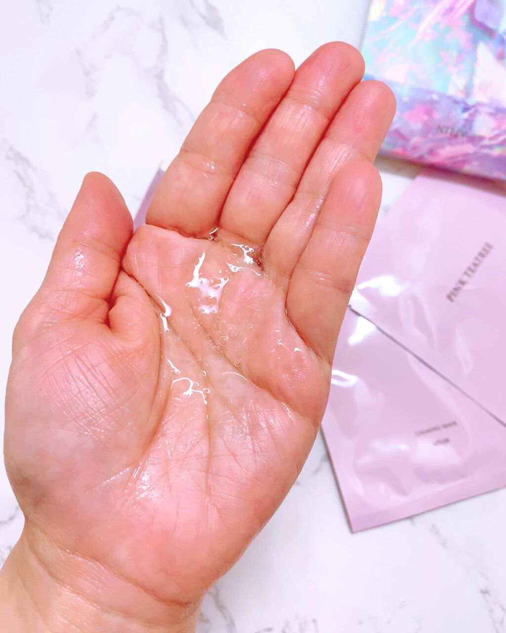 ピンクティーツリーマスクパック/APLIN/シートマスク・パックを使ったクチコミ(3枚目)