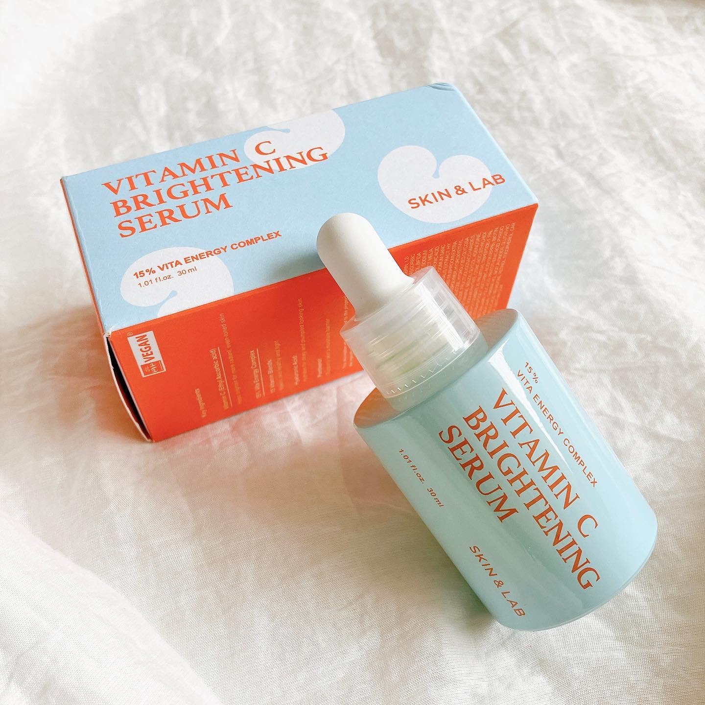 ビタミンCブライトニングセラム /SKIN&LAB/美容液を使ったクチコミ（1枚目）