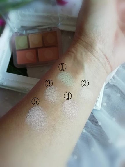 コンシールブレンダーパレット/LUNA/パレットコンシーラーを使ったクチコミ(6枚目)
