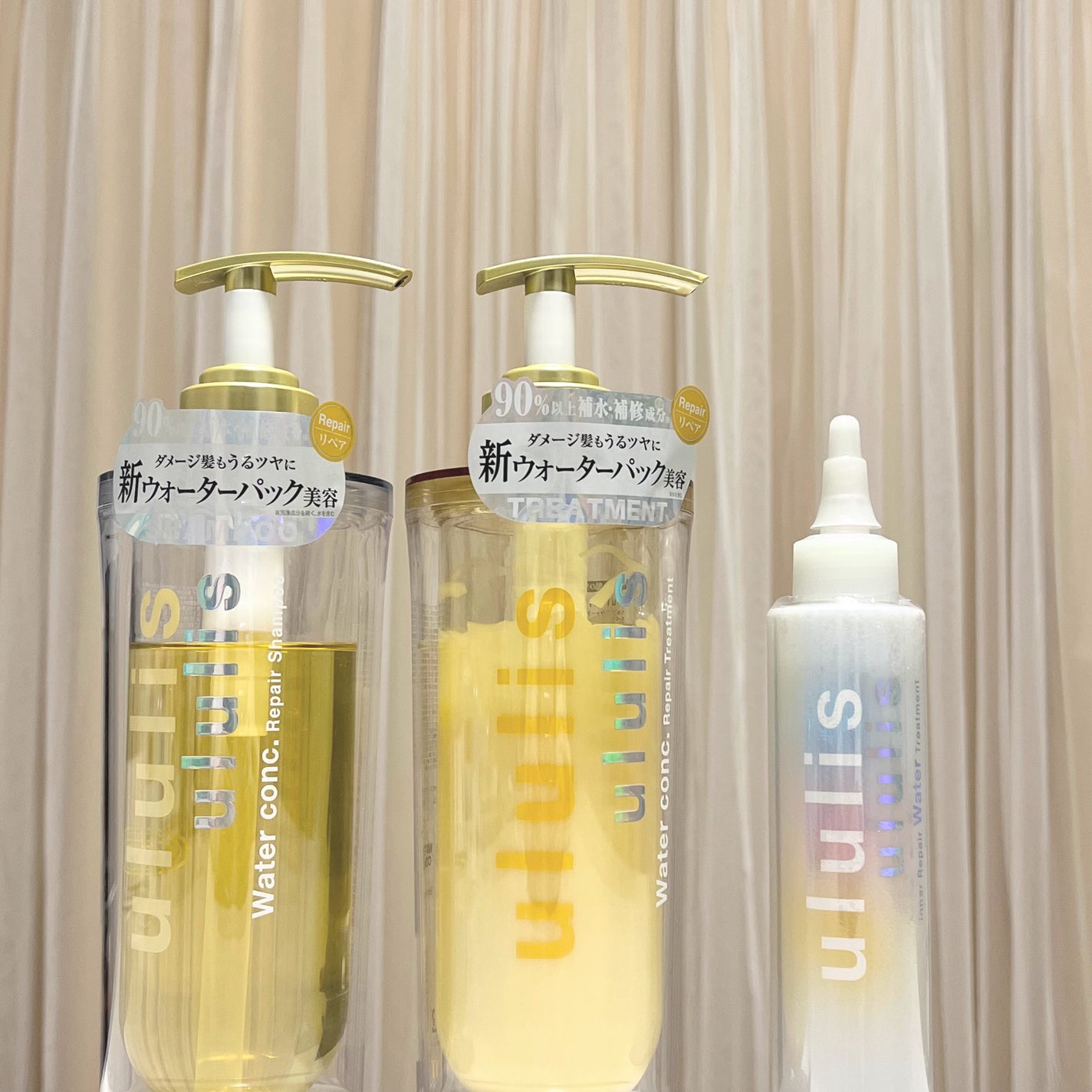 ウォーターコンク リペアシャンプー/ヘアトリートメント/ululis/シャンプー・コンディショナーを使ったクチコミ(5枚目)