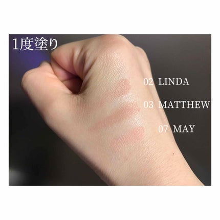 ジャストアイシャドウ 03 MATTHEW/Laka/単色アイシャドウを使ったクチコミ(3枚目)