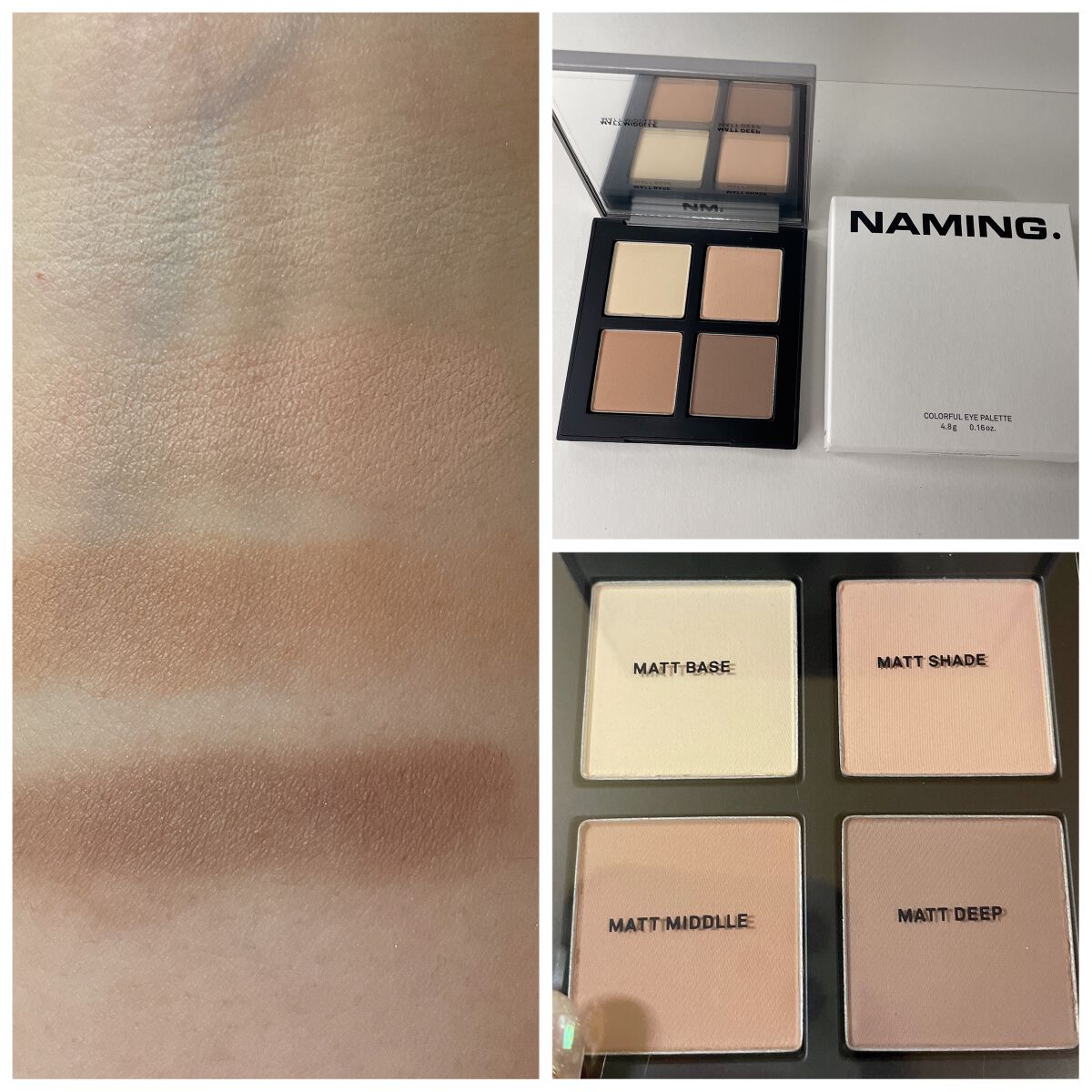 COLORFUL EYE PALETTE/NAMING./アイシャドウパレットを使ったクチコミ（2枚目）