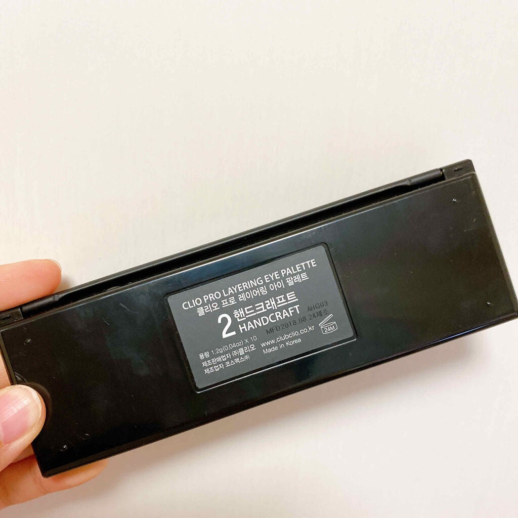 プロレイヤリングアイパレット/CLIO/アイシャドウパレットを使ったクチコミ(4枚目)