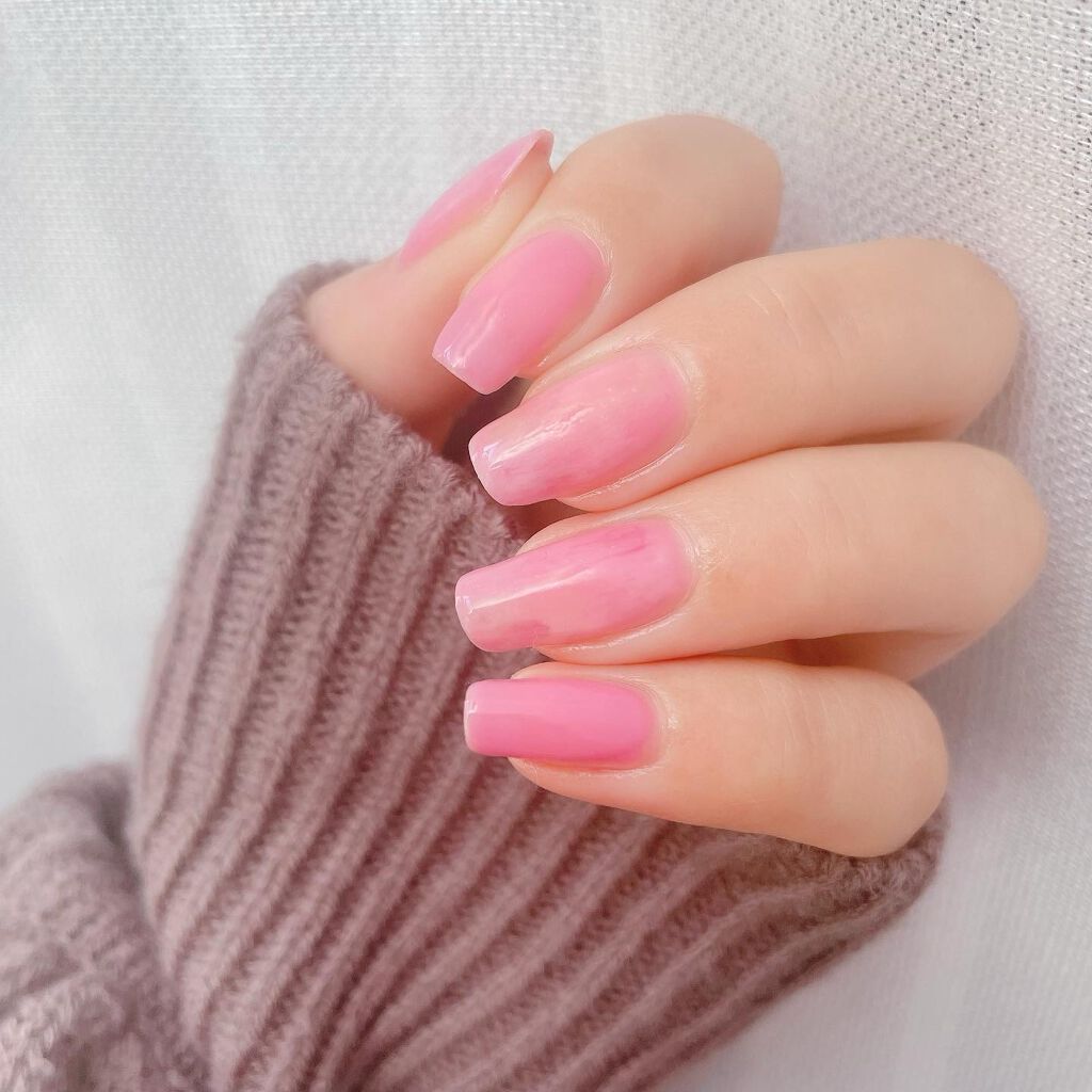 グロッシーコート/スキューズミー/オールインワンネイルを使ったクチコミ(4枚目)