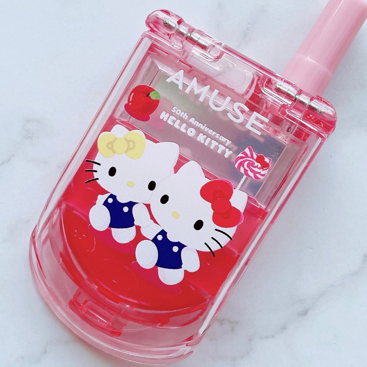 リップ&チークセルフォン/AMUSE/口紅を使ったクチコミ(4枚目)