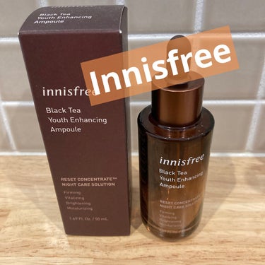 
innisfree ブラックティー ユース セラム

何回リピートしたか分からないくらい
リピートしてます！
美容液はもうこれしか使ってません🤎

劇的に肌が改善されるとか、
という訳ではないのですが