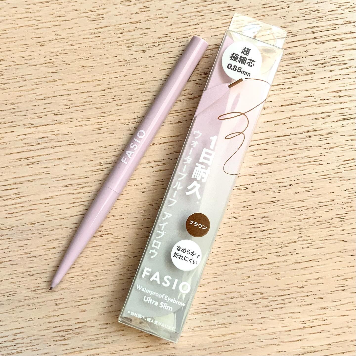 ウォータープルーフ アイブロウ(超極細芯)/FASIO/アイブロウペンシルを使ったクチコミ（1枚目）