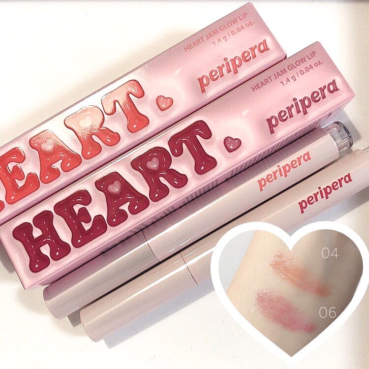 ハート ジャム グロウ リップ/PERIPERA/口紅を使ったクチコミ（3枚目）