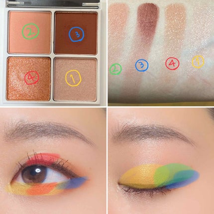 THE アイパレR/b idol/アイシャドウパレットを使ったクチコミ(3枚目)