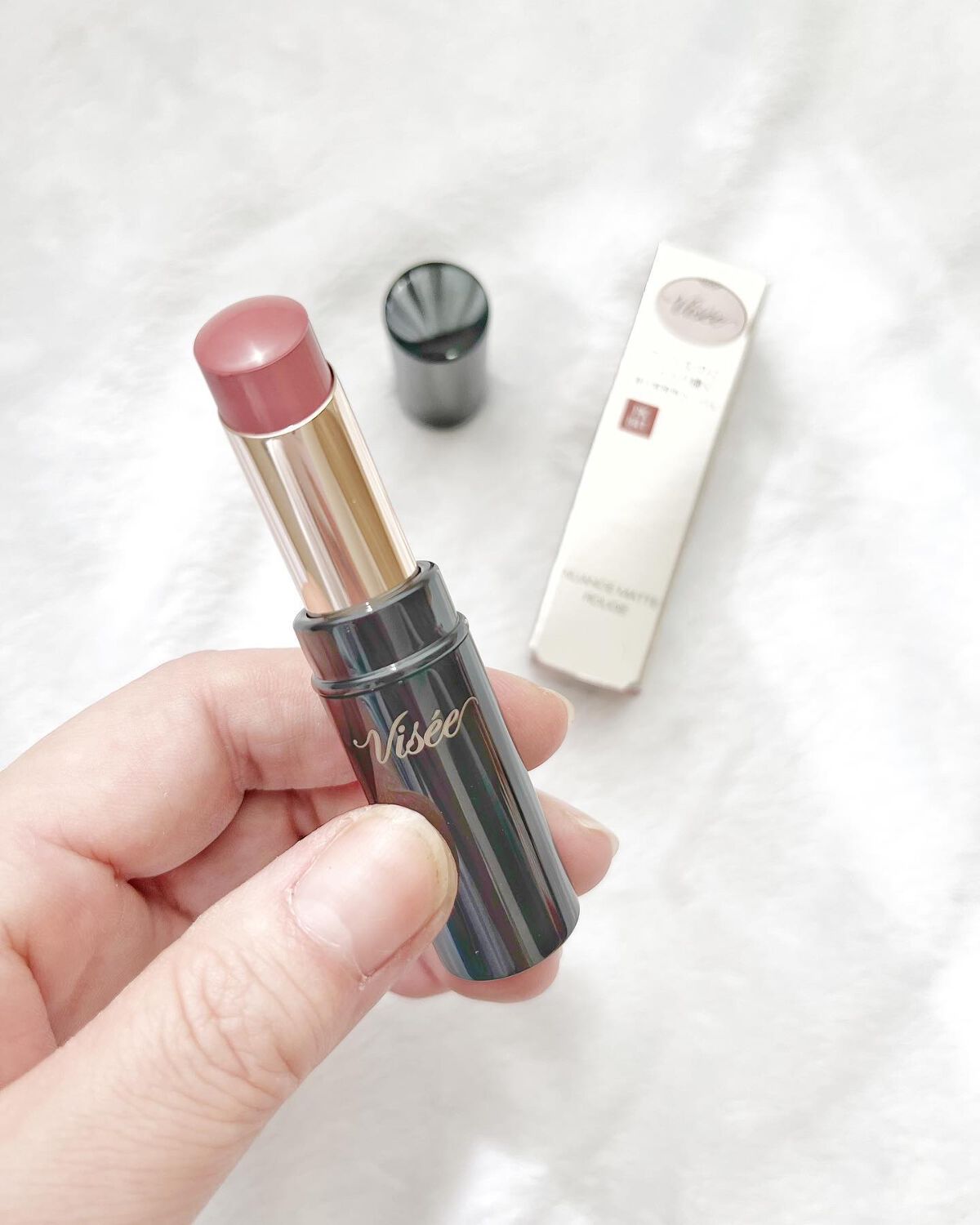 ニュアンス マット ルージュ PK841 ジャスミンピンク/Visée/口紅を使ったクチコミ（1枚目）