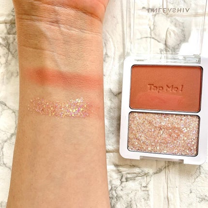 タップミー パレットデュオ/unleashia/アイシャドウパレットを使ったクチコミ(4枚目)